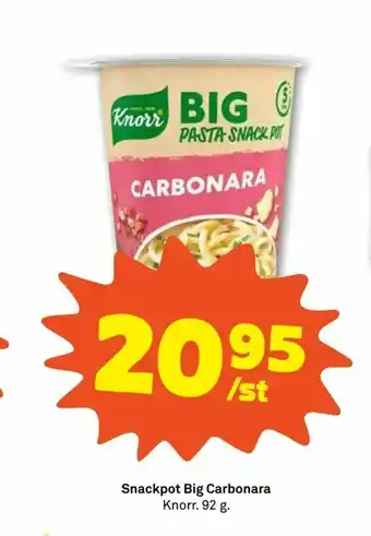 Stora Coop Snackpot Big Carbonara erbjuda