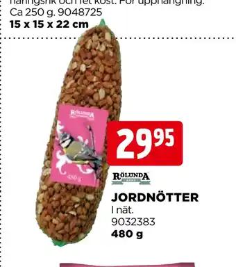 Jem&Fix Jordnötter erbjuda