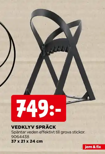 Jem&Fix Vedklyv spräck erbjuda