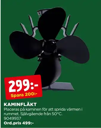 Jem&Fix Kaminfläkt erbjuda