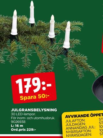 Jem&Fix Julgransbelysning erbjuda