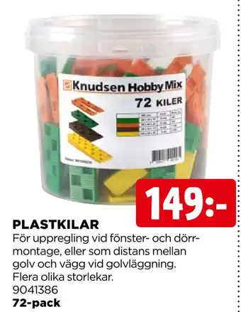 Jem&Fix Plastkilar erbjuda