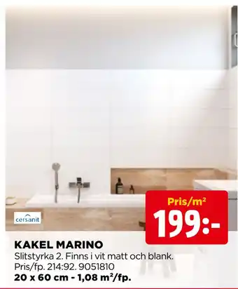 Jem&Fix Kakel marino erbjuda