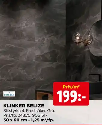 Jem&Fix Klinker belize erbjuda