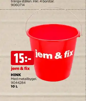 Jem&Fix Hink erbjuda