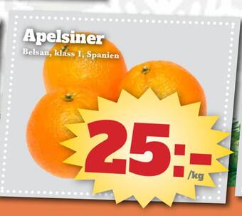 Bonum Matmarknad Apelsiner erbjuda