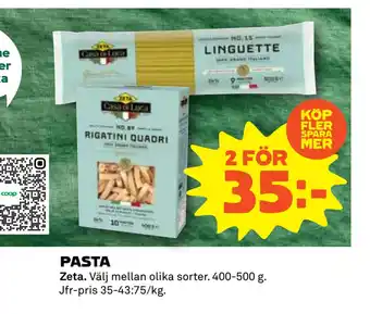 Coop Konsum Pasta erbjuda
