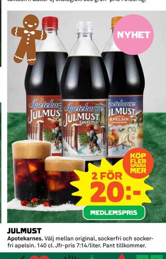 Coop Konsum Julmust erbjuda