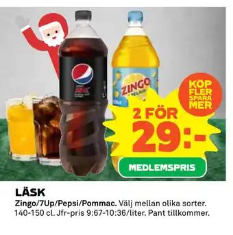 Coop Daglivs Läsk erbjuda