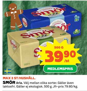 Coop Daglivs Smör erbjuda