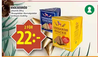 Matvärlden Tensta Knäckebröd erbjuda