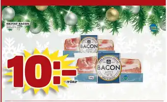 Din Mat Skivat bacon erbjuda