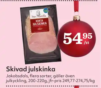 Hemköp Skivad julskinka erbjuda
