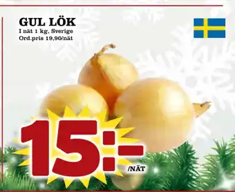 Din Mat Gul lök erbjuda