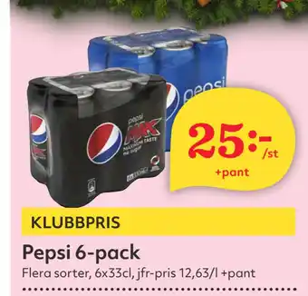 Hemköp Pepsi 6-pack erbjuda