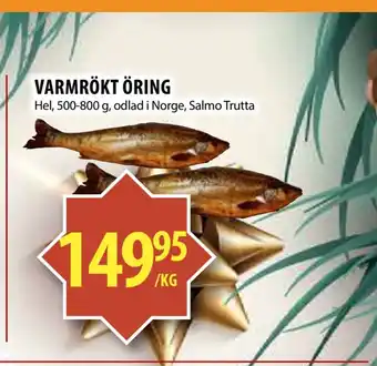 Matvärlden Tensta Varmrökt öring erbjuda