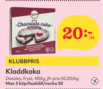 Hemköp Kladdkaka erbjuda