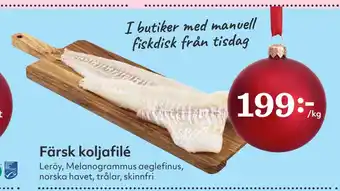 Hemköp Färsk koljafilé erbjuda