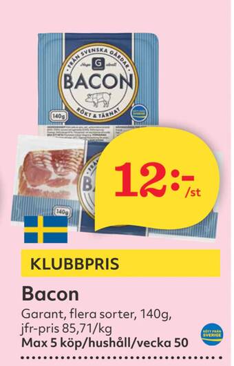 Hemköp Bacon erbjuda