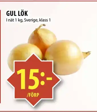 Matvärlden Tensta Gul lök erbjuda