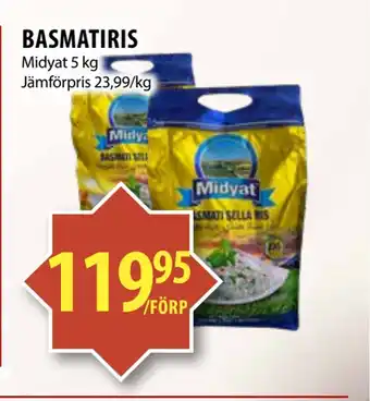 Matvärlden Tensta Basmatiris erbjuda