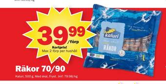 Pekås Räkor 70/90 erbjuda