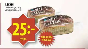 Matvärlden Tensta Levain erbjuda