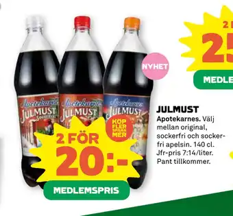Stora Coop Julmust erbjuda