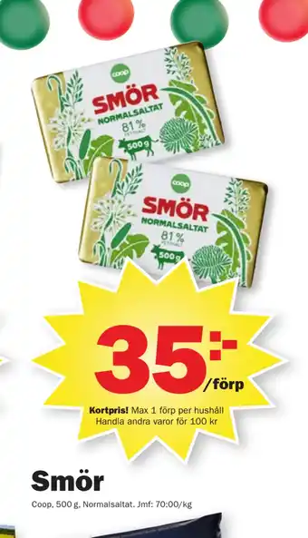 Pekås Smör erbjuda