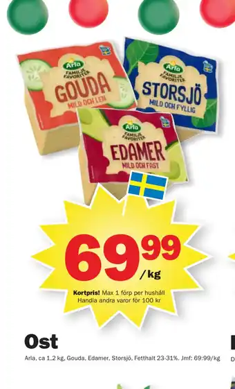 Pekås Ost erbjuda