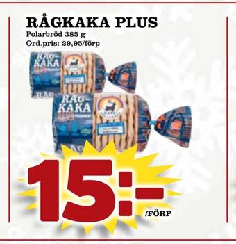 Supergrossen Rågkaka plus erbjuda