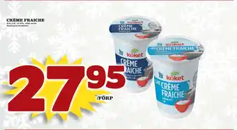 Supergrossen Crème fraiche erbjuda