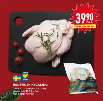 Willys Hel färsk kyckling erbjuda