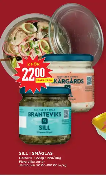 Willys Hemma Sill i småglas erbjuda
