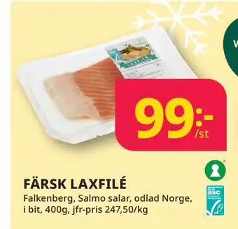Tempo Färsk laxfilé erbjuda