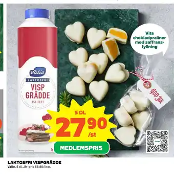 Coop Laktosfri vispgrädde erbjuda