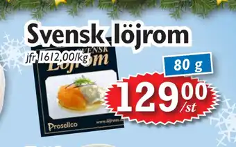 T-jarlen Svensk löjrom erbjuda