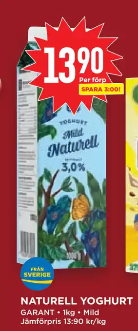 Willys Hemma Naturell yoghurt erbjuda
