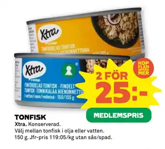 Coop Forum Tonfisk erbjuda