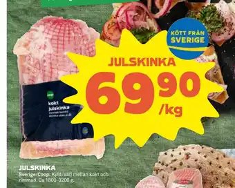 Coop Forum Julskinka erbjuda