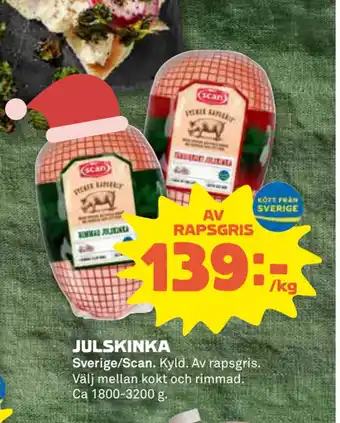Coop Forum Julskinka erbjuda