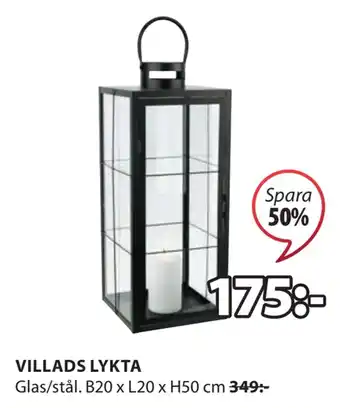 JYSK Villads lykta erbjuda