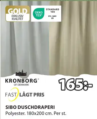 JYSK Sibo duschdraperi erbjuda