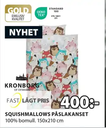 JYSK Squishmallows påslakanset erbjuda