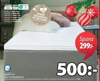 JYSK Plus t50 bäddmadrass erbjuda