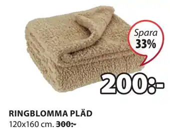 JYSK Ringblomma pläd erbjuda