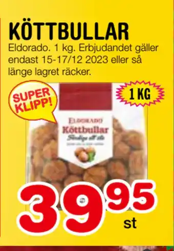 Nya Pulsen Köttbullar erbjuda