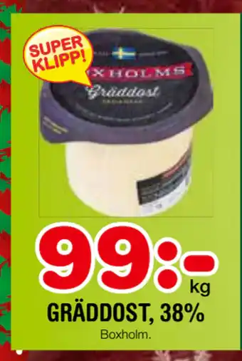 Nya Pulsen Gräddost, 38% erbjuda