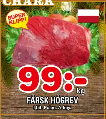 Nya Pulsen Färsk högrev erbjuda