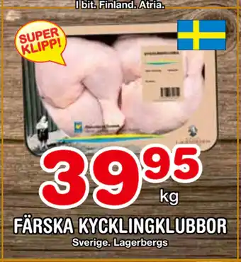 Nya Pulsen Färska kycklingklubbor erbjuda